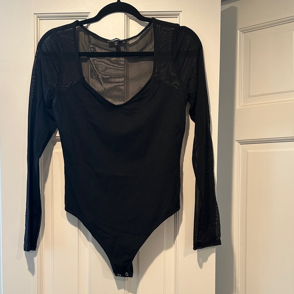 Black Long Sleeve Bodysuit